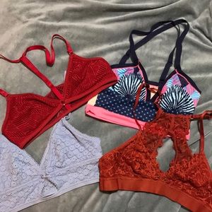 AERIE XS BRALETTE BUNDLE
